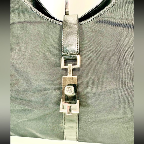 GUCCI Vintage Black Jackie O Style Shoulder Bag - Picture 7 of 14